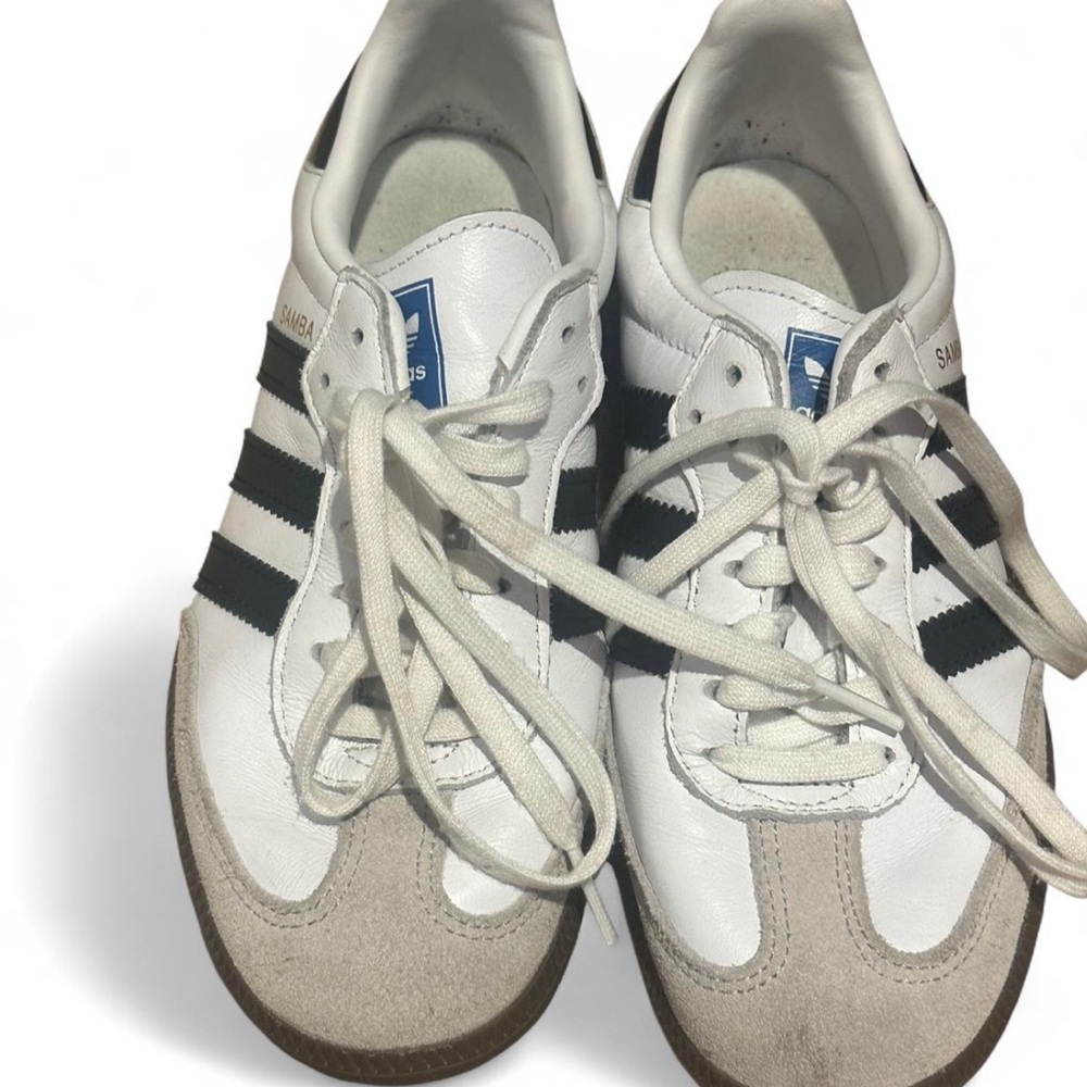 Adidas White Leather Sneakers